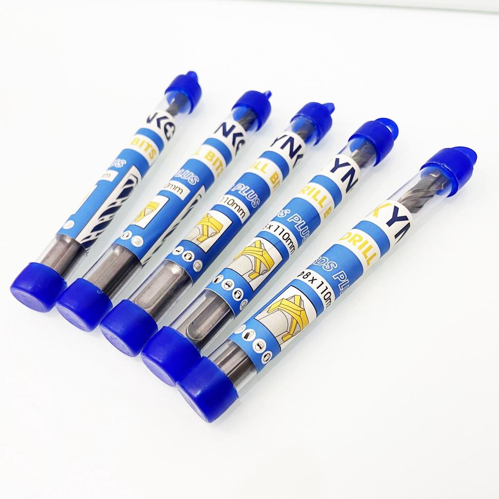 MŨI KHOAN BÊ TÔNG SDS ĐƯỜNG KÍNH PHI Ø8 DÀI 110MM ĐẦU THẬP KYNKO MKDBTSDSP-8110