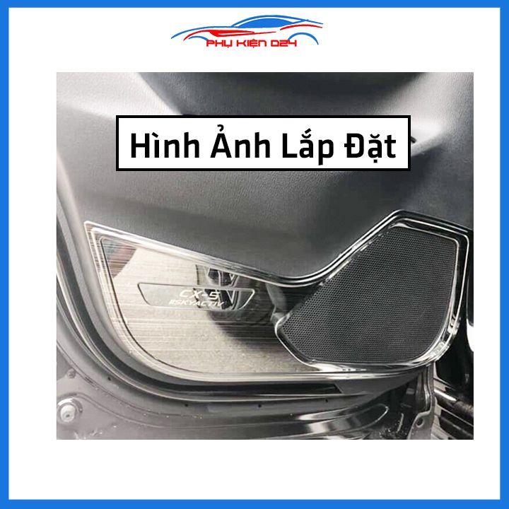 Bộ ốp tapli CX5 2018-2019-2020-2021-2022 vân Titan chống xước va đập khi mở cửa và làm đẹp xe