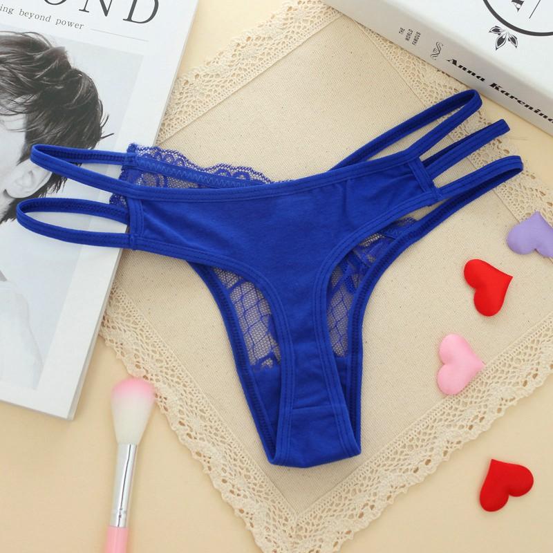 Combo 3 Chiếc Quần Lót Lọt Khe Chất Liệu Su Phối Ren Quyến Rũ Gợi