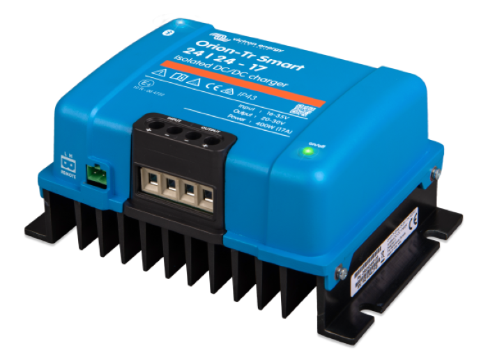 Bộ dual battery Orion-Tr Smart 24/24-17A Isolated DC-DC charger của thương hiệu Victron Energy