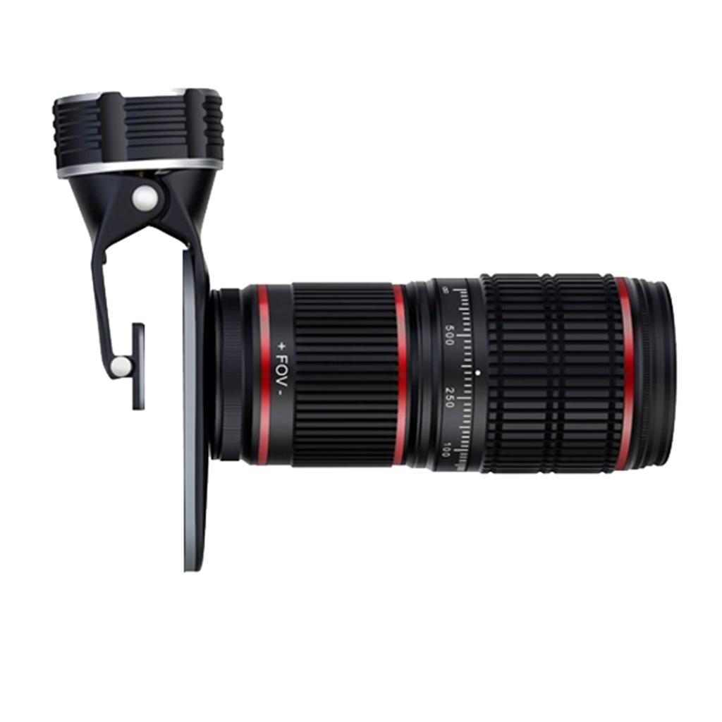 5 in1 12.8x Zoom Ourdoor Hiking Telescope Lens Camera HD for Phone Lenses