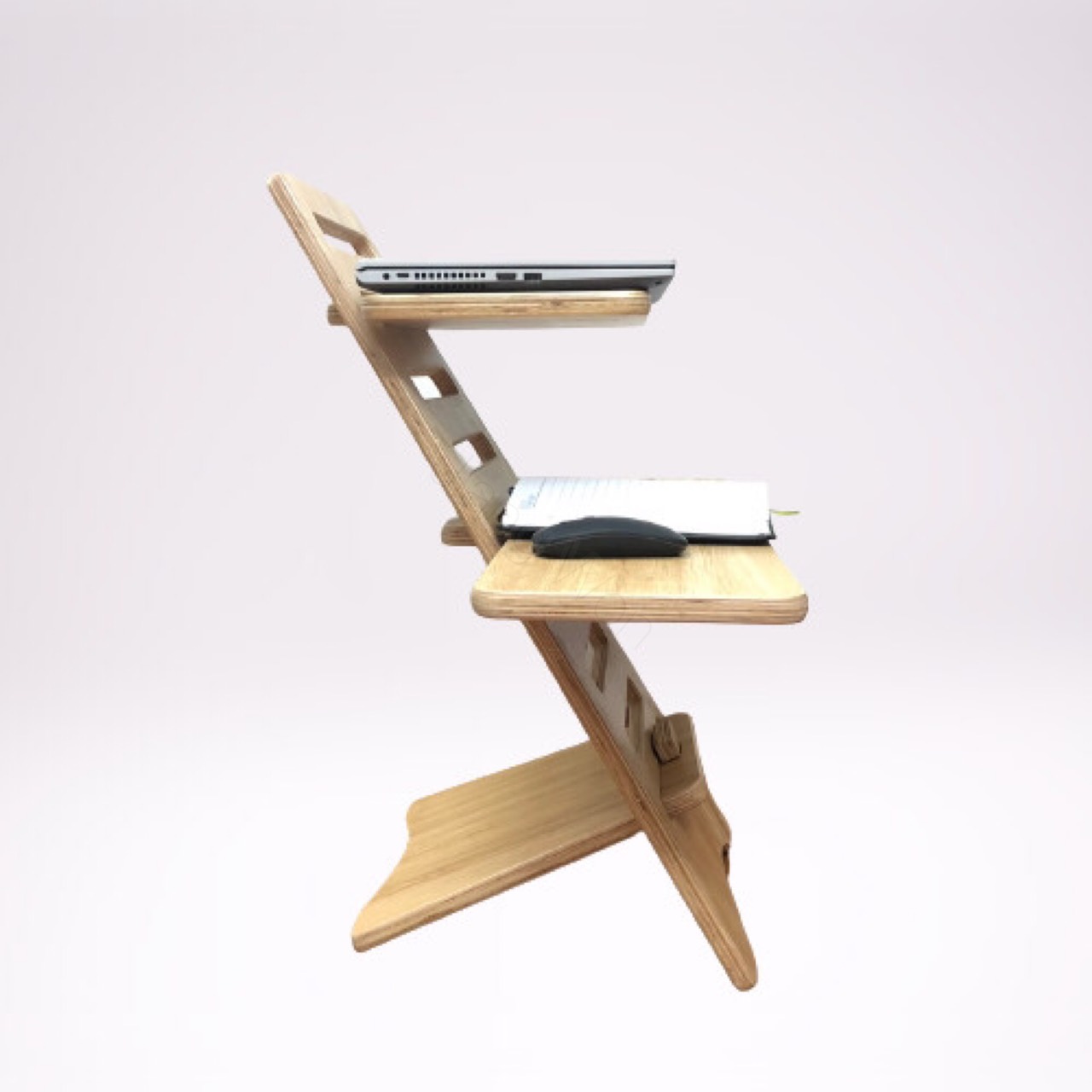 Bàn làm việc đứng thông minh, gấp gọn, dễ lắp ghép bằng Gỗ Plywood