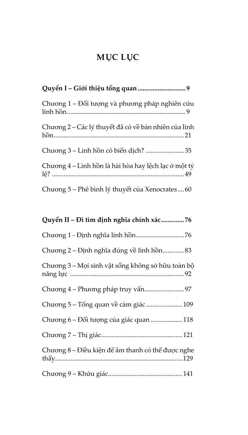 Bàn Về Linh Hồn - Peri Psychēs - Tác Phẩm Triết Học Kinh Điển
