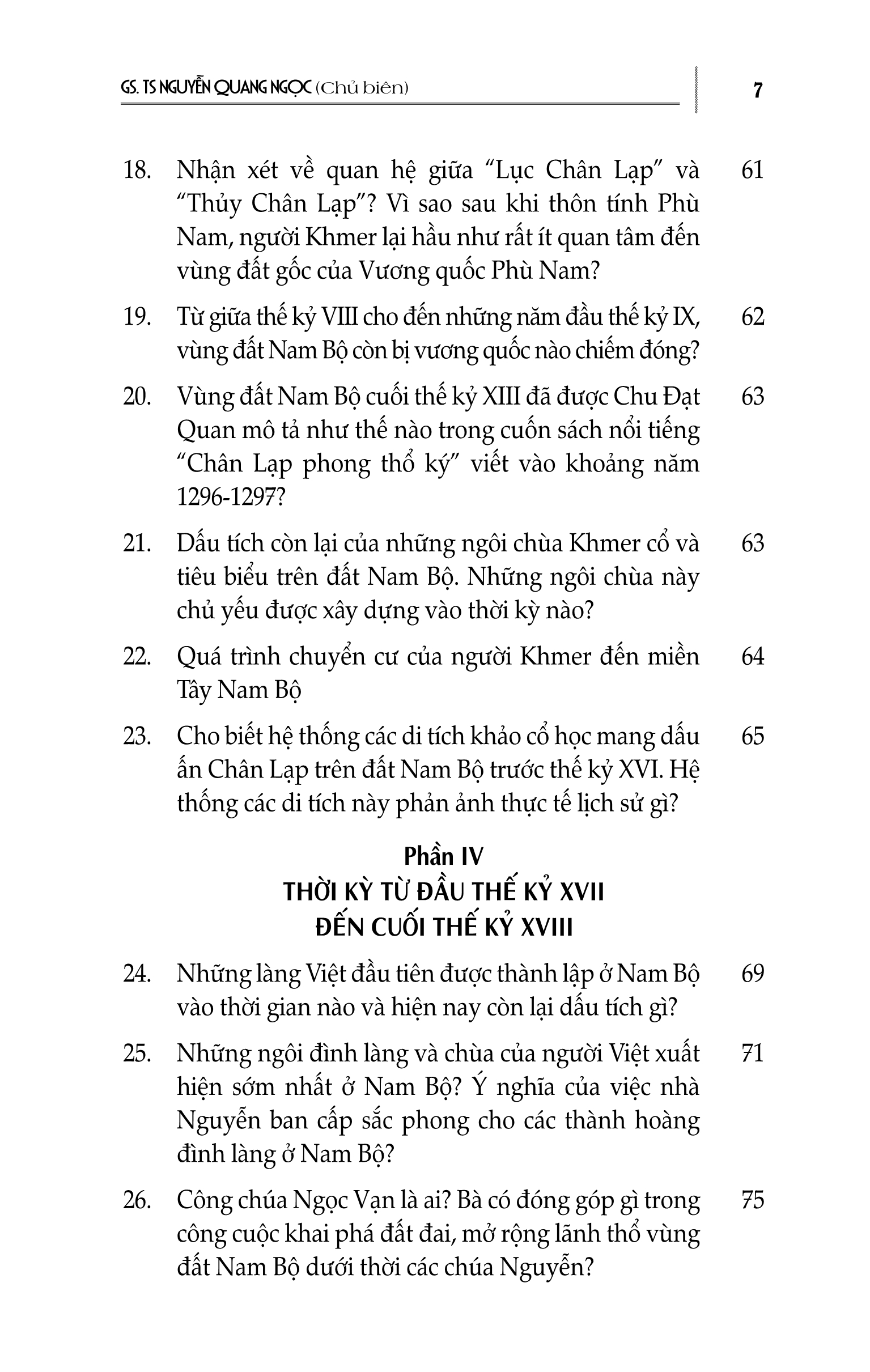 Hỏi Đáp Về Lịch Sử Vùng Đất Nam Bộ Việt Nam