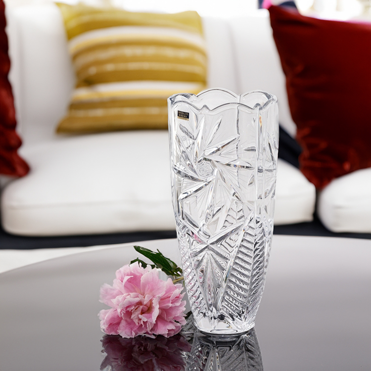 Lọ Hoa Pha Lê Crystalite Bohemia Bom Xoáy 30.5cm