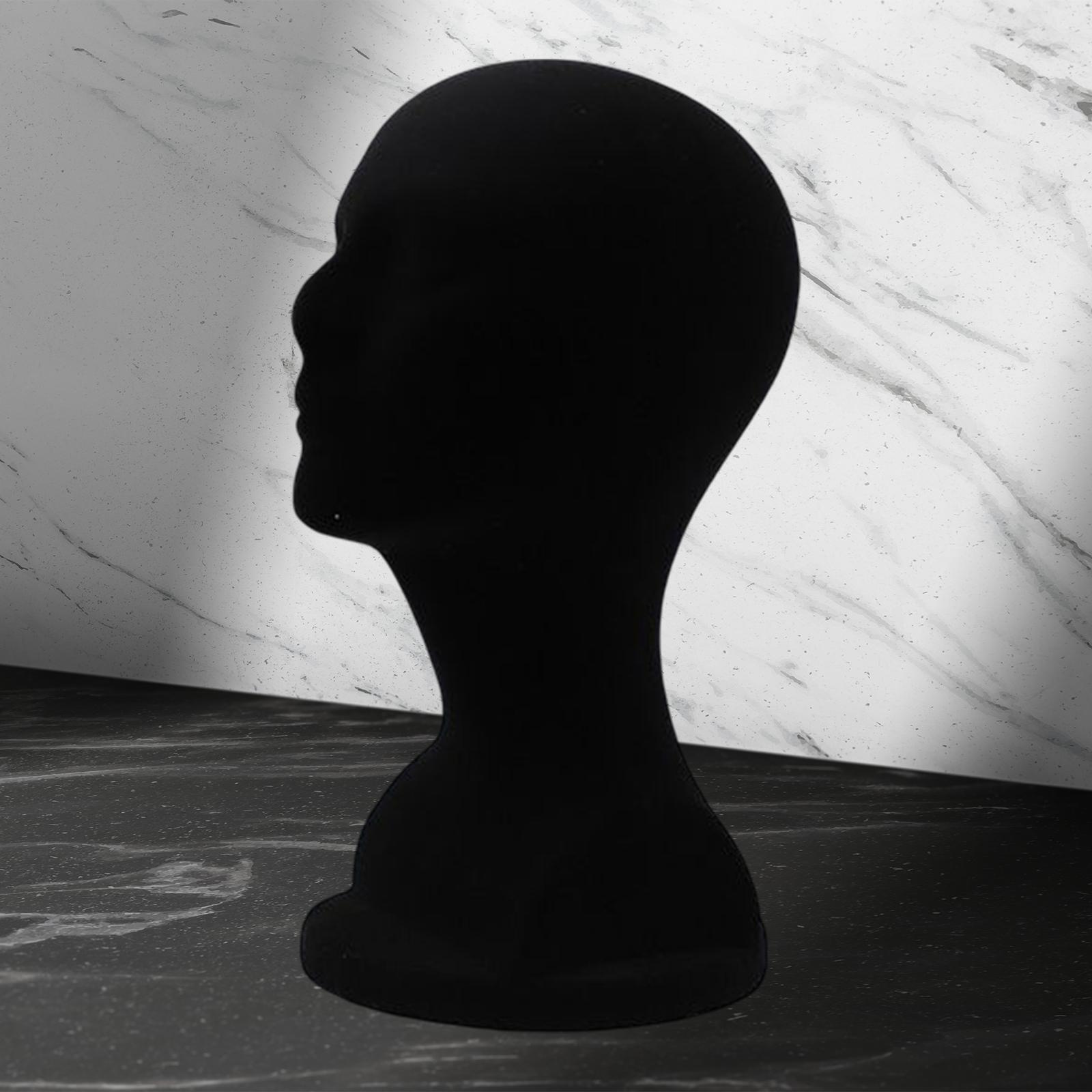 Male Mannequin Head Model Multifunctional Portable Stable for Barbershop