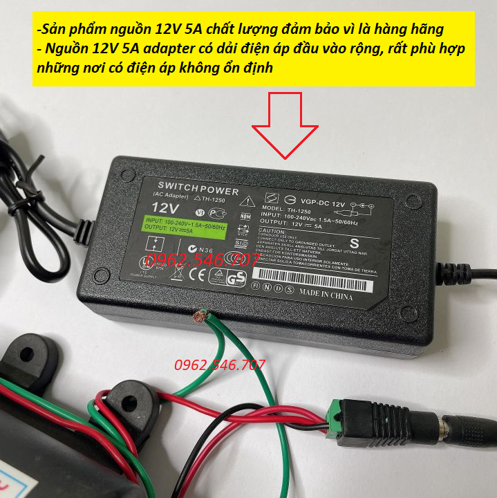 Bộ máy bơm tăng áp mini tự động ngắt 12v lưu lượng nước 8L/phút kèm nguồn ( Loại Tốt )