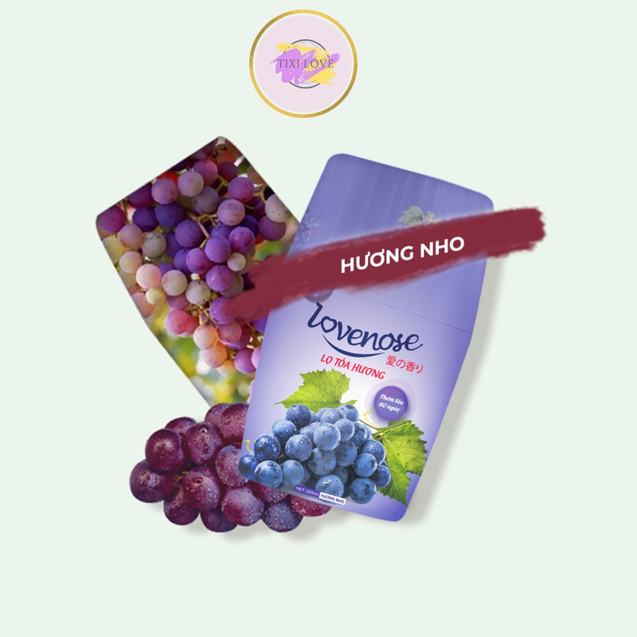 Lọ tỏa hương Lovenose, lọ thơm phòng khử mùi thế hệ mới dung tích 250ml