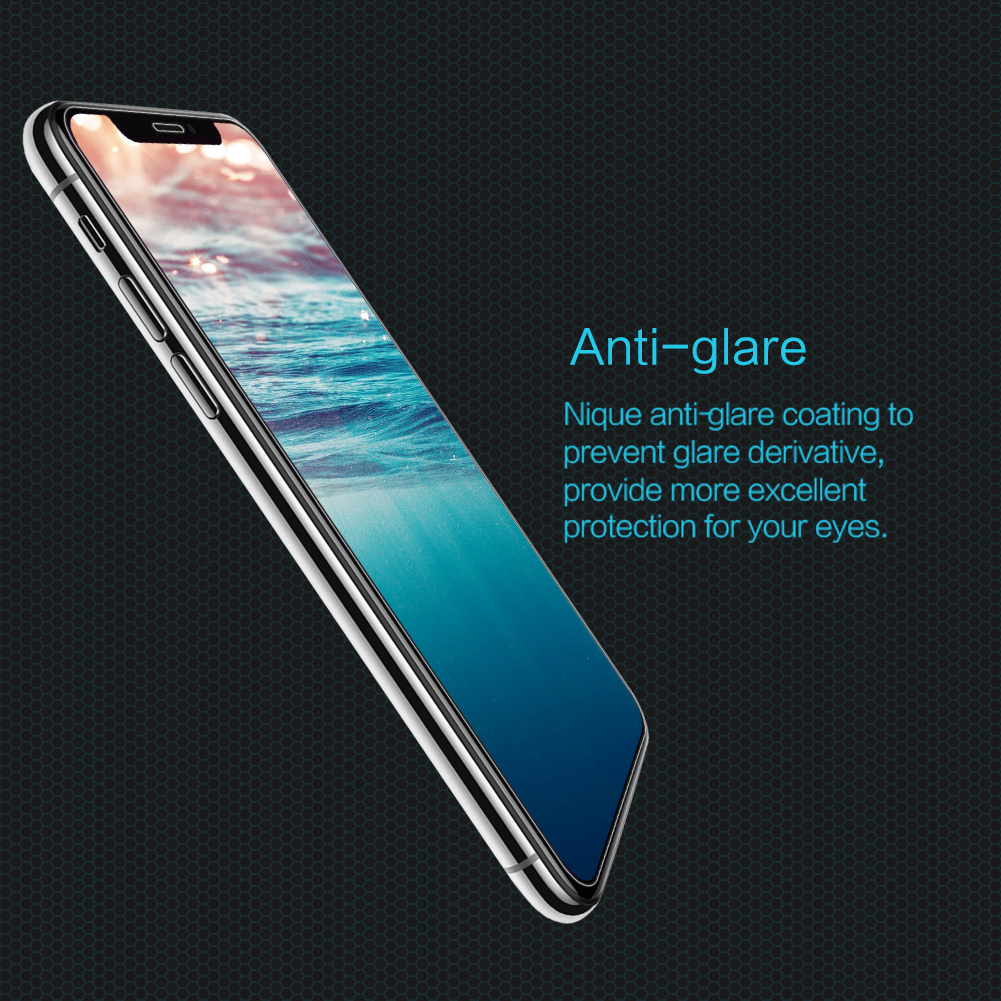 Miếng dán kính cường lực Nillkin dành cho iPhone XR (9H, chống vân tay, mỏng 0.3mm) - Hàng chính hãng