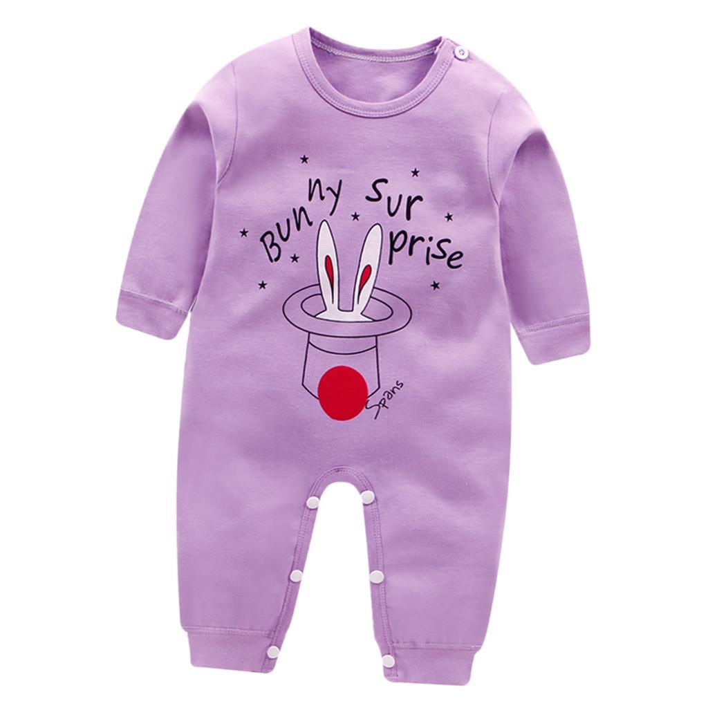 Newborn baby cotton Long sleeve jumpsuit