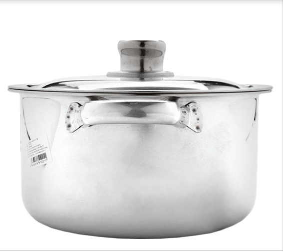 Nồi inox 1 đáy bếp từ cao cấp Vietcook -size 20cm