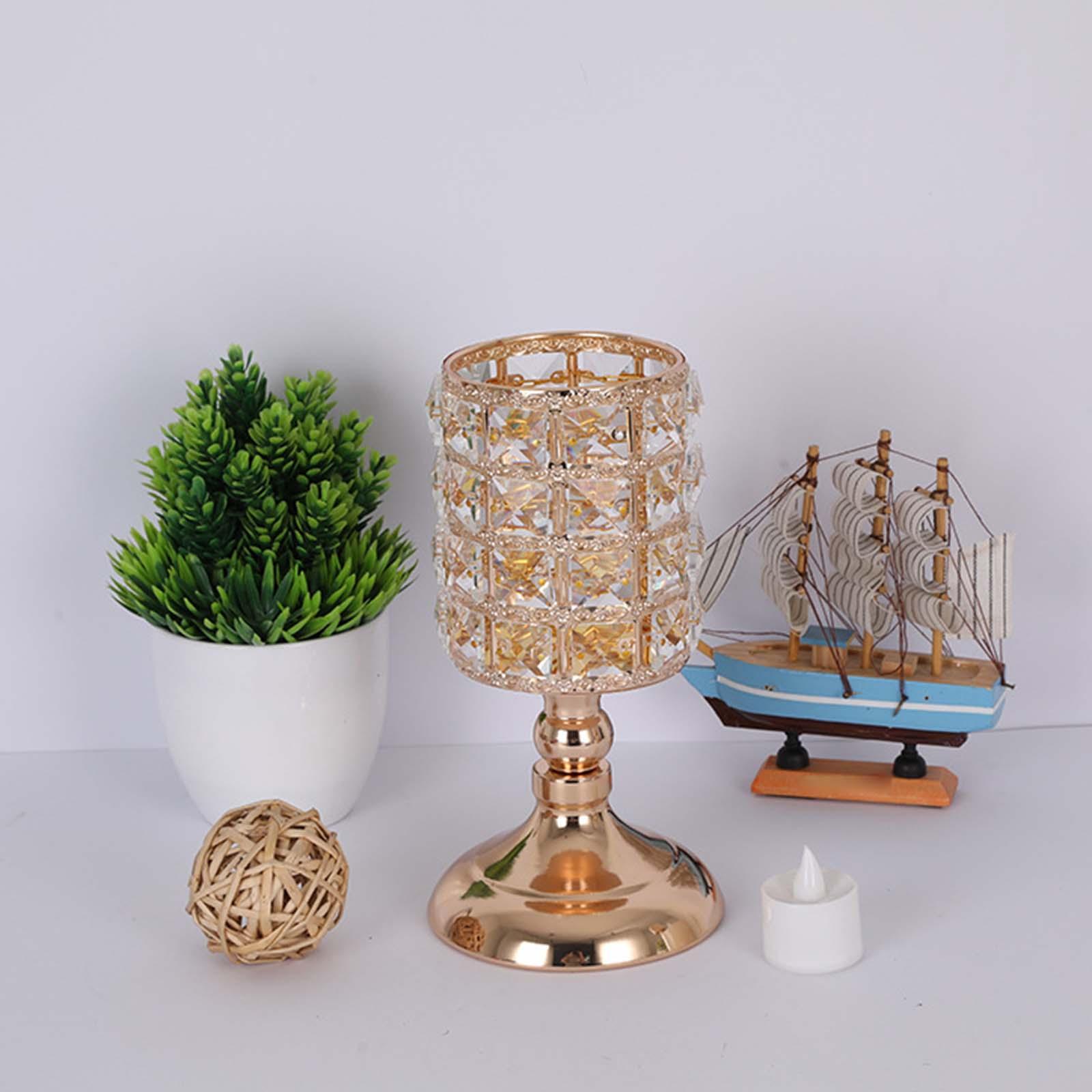 Candle Holder Candlestick Stand Tealight Holder for Wedding Holiday Party Ornament