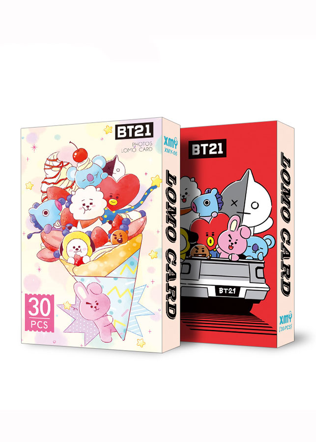 Bộ Ảnh Thẻ BTS Lomo Card BT21