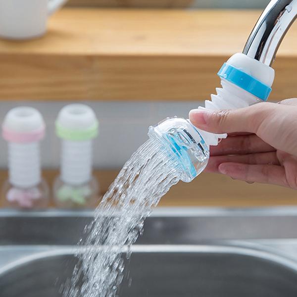 Vòi Rửa Chén Bát Hoa Sen Xoay 360 Độ Chống Văng Chống Bắn Đầu Vòi Nước Mở Rộng Tiết Kiệm Nước Tiện Ích Cho Mọi Gia Đình