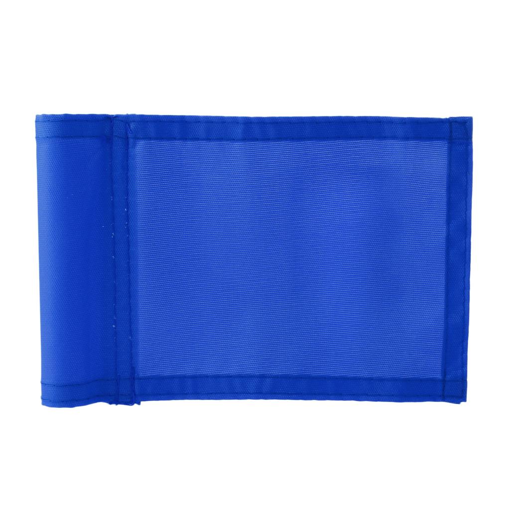 2Pcs Nylon Golf Pole Flag Practicing Putting Green Target Flags 18x13cm