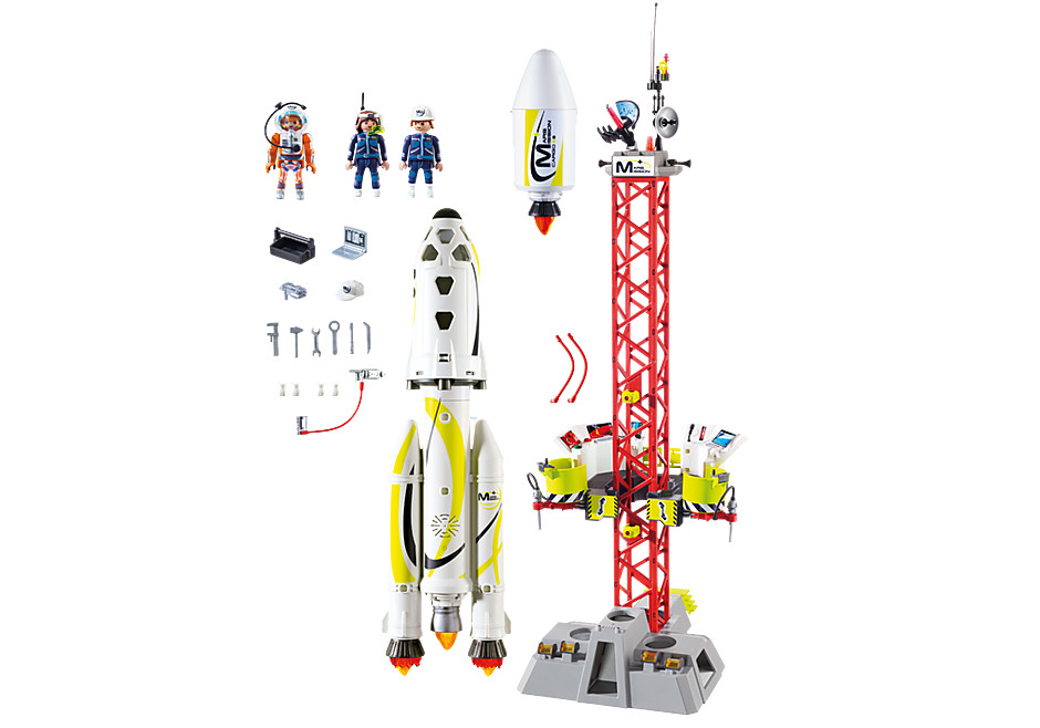 Đồ chơi mô hình TÊN LỬA MISSION VÀ BỆ PHÓNG Playmobil