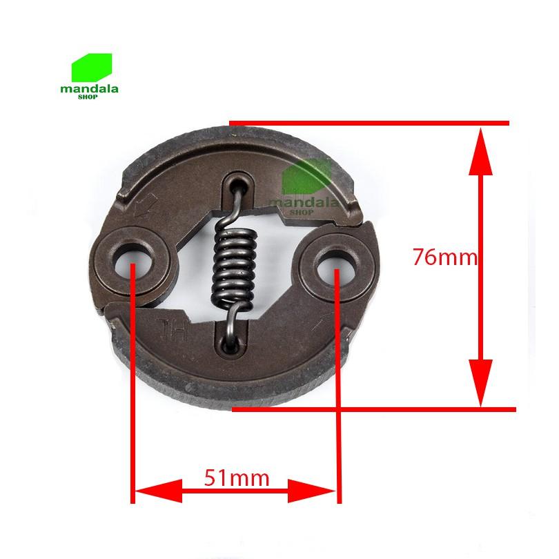 côn máy cắt cỏ, bố li hợp 330, gx35 cấu tạo bằng sắt có độ văng mạnh, nhanh...