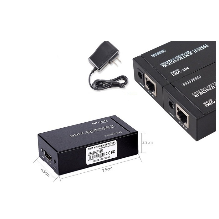 Bộ Khuếch Đại HDMI Qua Cáp Mạng MT-Viki MT-ED06 Hàng nhập khẩu