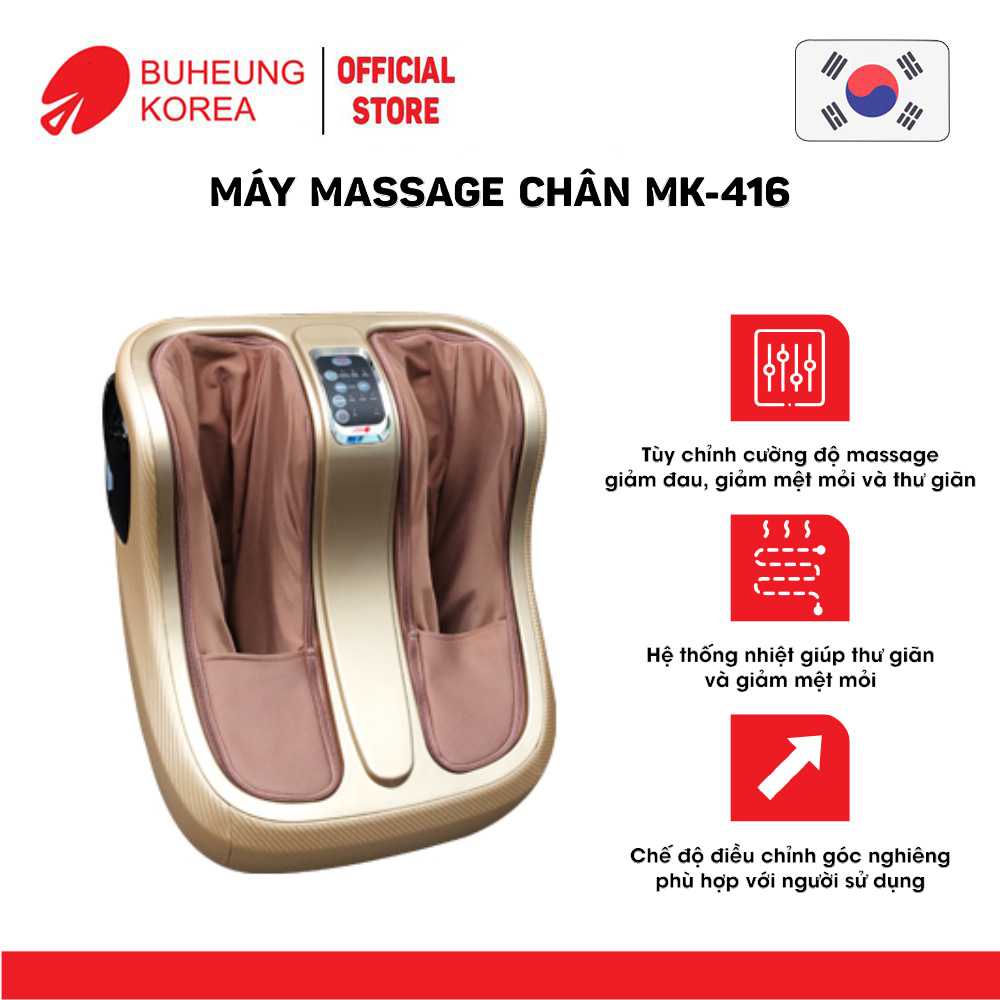 Máy massage chân MK-416, hiệu Buheung