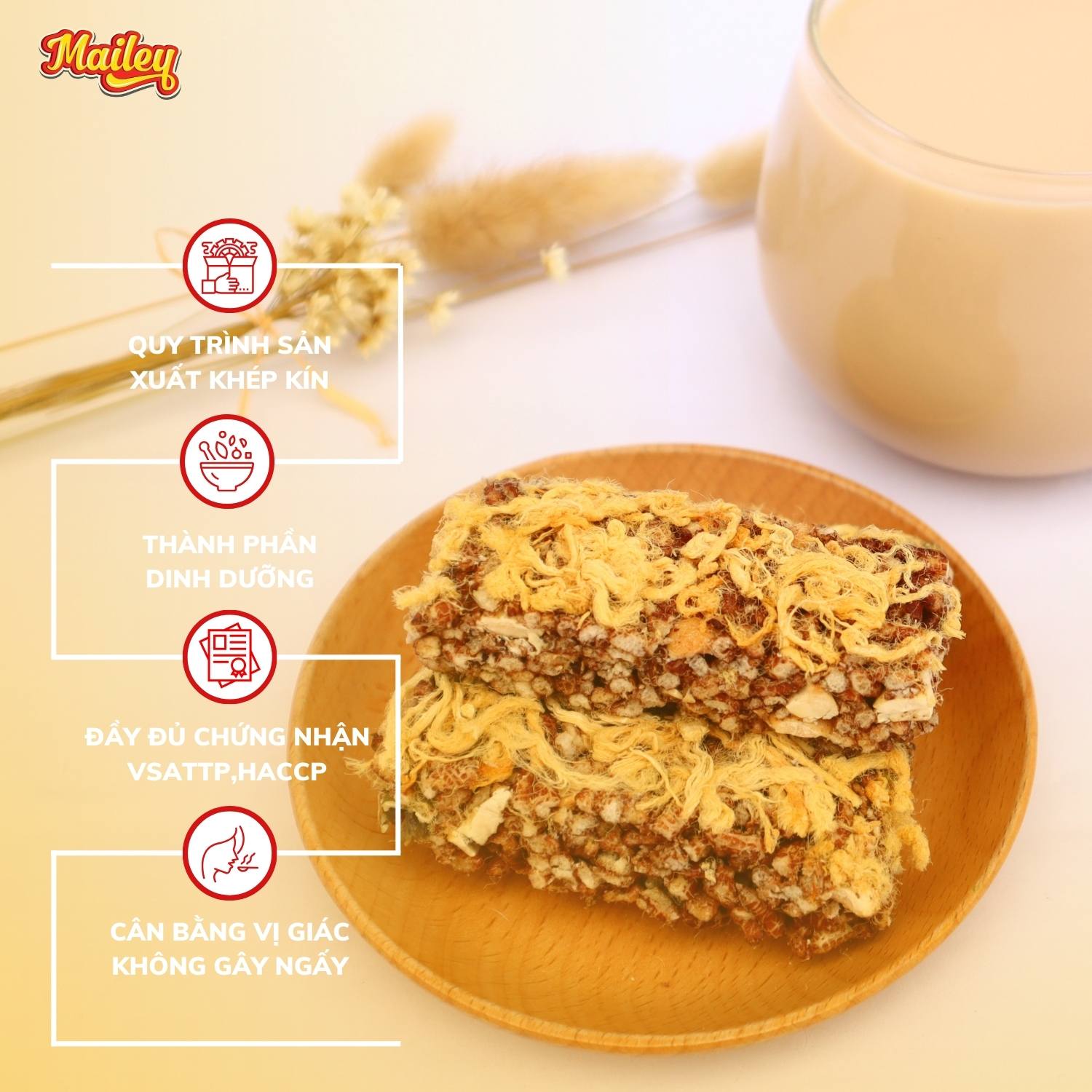 [COMBO 2 HỘP]Thanh gạo lứt ngũ cốc chà bông/rong biển mix hạt Mailey - Bánh gạo lứt ăn kiêng hỗ trợ giảm cân
