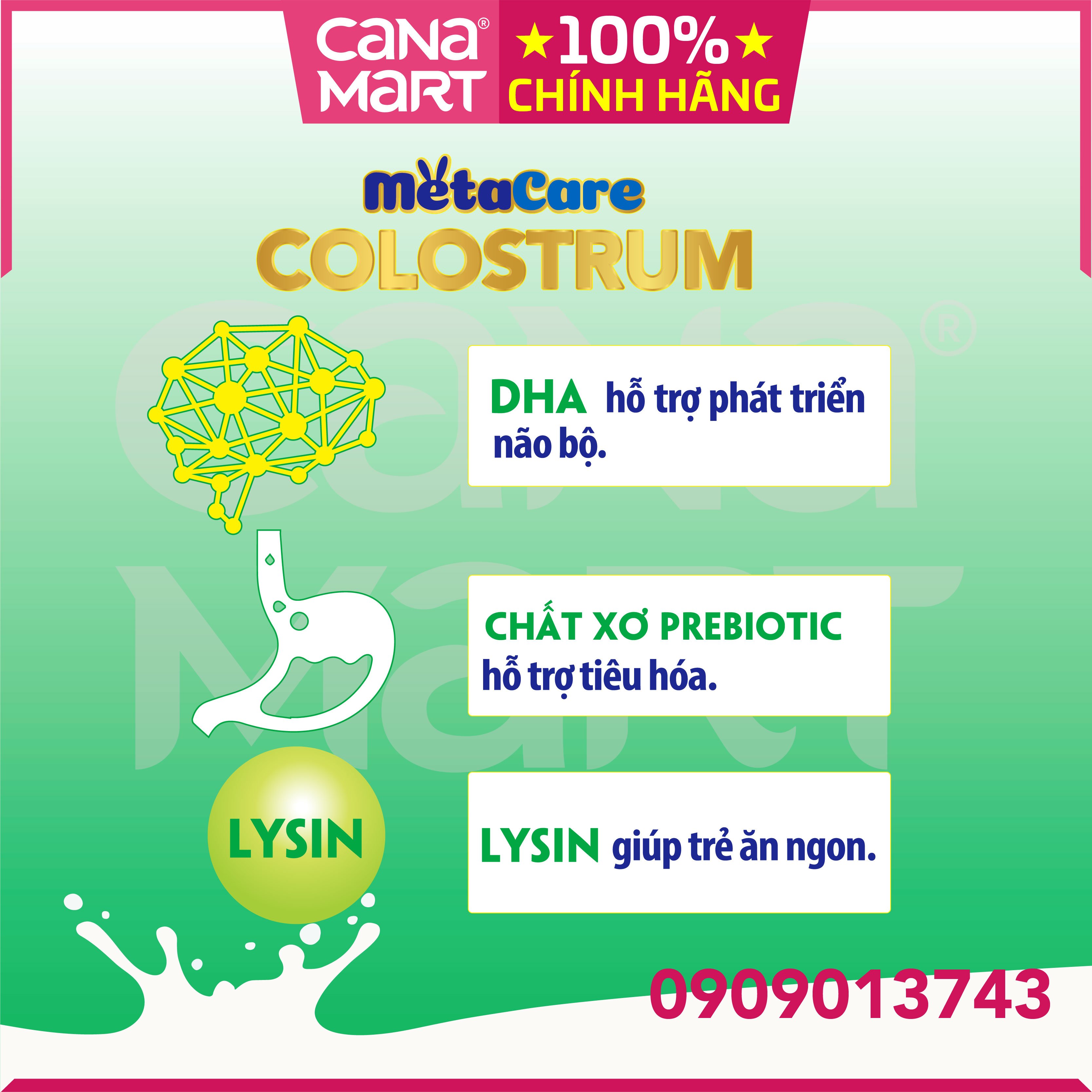 Thùng sữa nước Metacare COLOSTRUM sữa non giúp trẻ tăng cường hệ miễn dịch