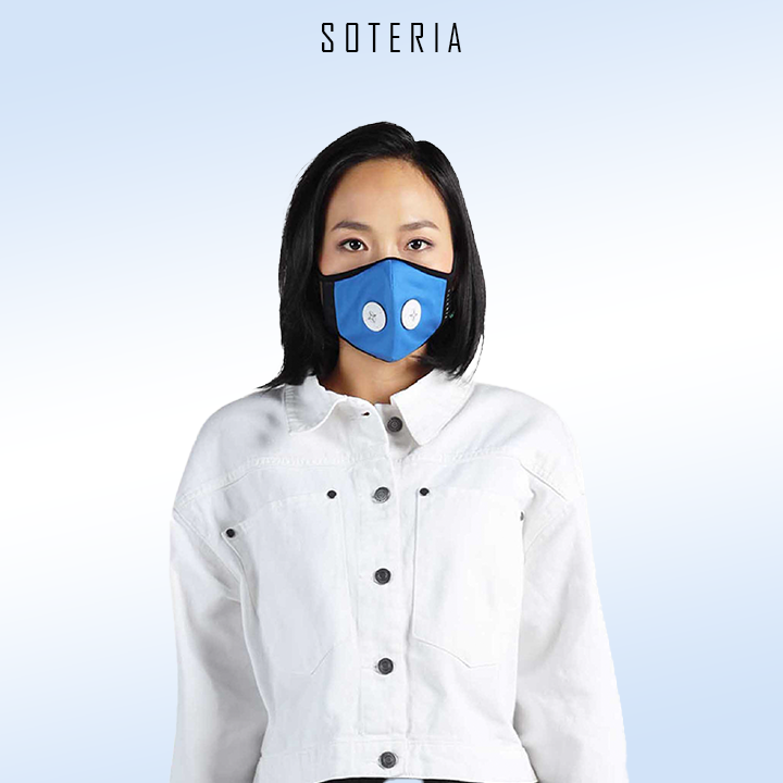 Khẩu trang thời trang Soteria French Blue ST179 - N95 lọc 99% bụi mịn 0.1 micro