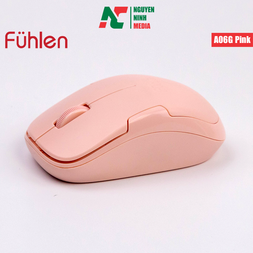 Chuột Không Dây Fuhlen A06G Pink (Màu Hồng) - Hàng Chính Hãng