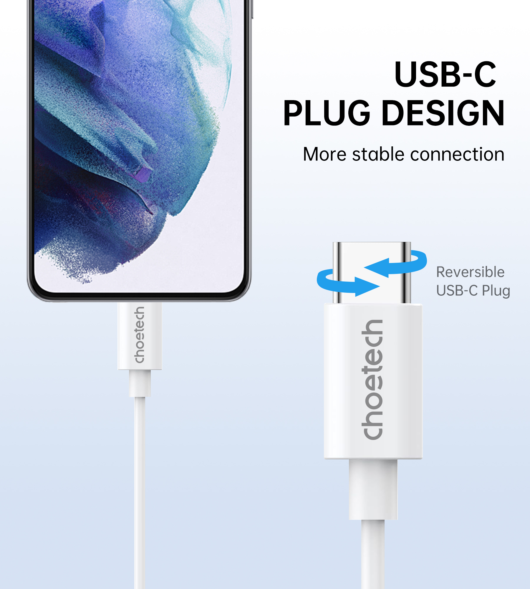 Tai nghe Choetech OC-A011 dây nhét tai Type C có đệm cao su (Hàng chính hãng)