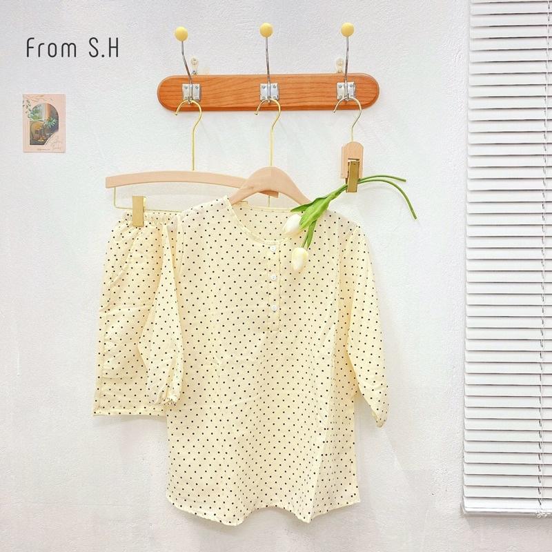 Bộ đồ ngủ kute, bộ đồ pizama có thể mặc như bộ bầu hoặc bộ sau sinh