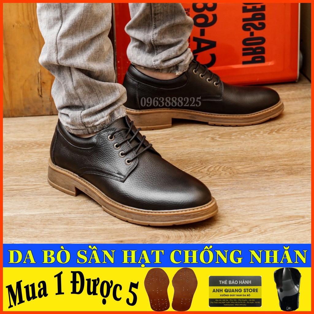 Giày tây cao cấp nam da bò mềm mại phong cách hiện đại bảo hành 1 năm Dr25