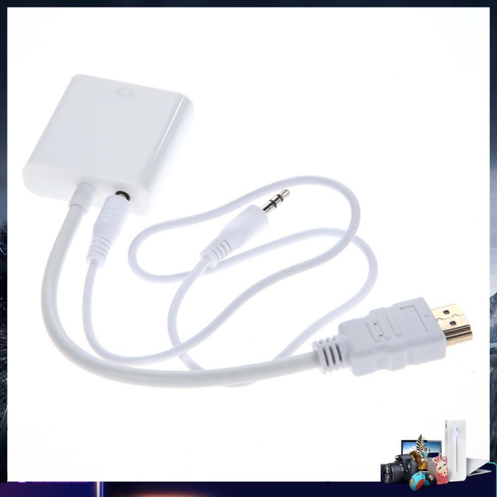 Cáp chuyển đổi từ cổng mini HDMI / Mini HDMI sang cổng VGA có cổng Audio