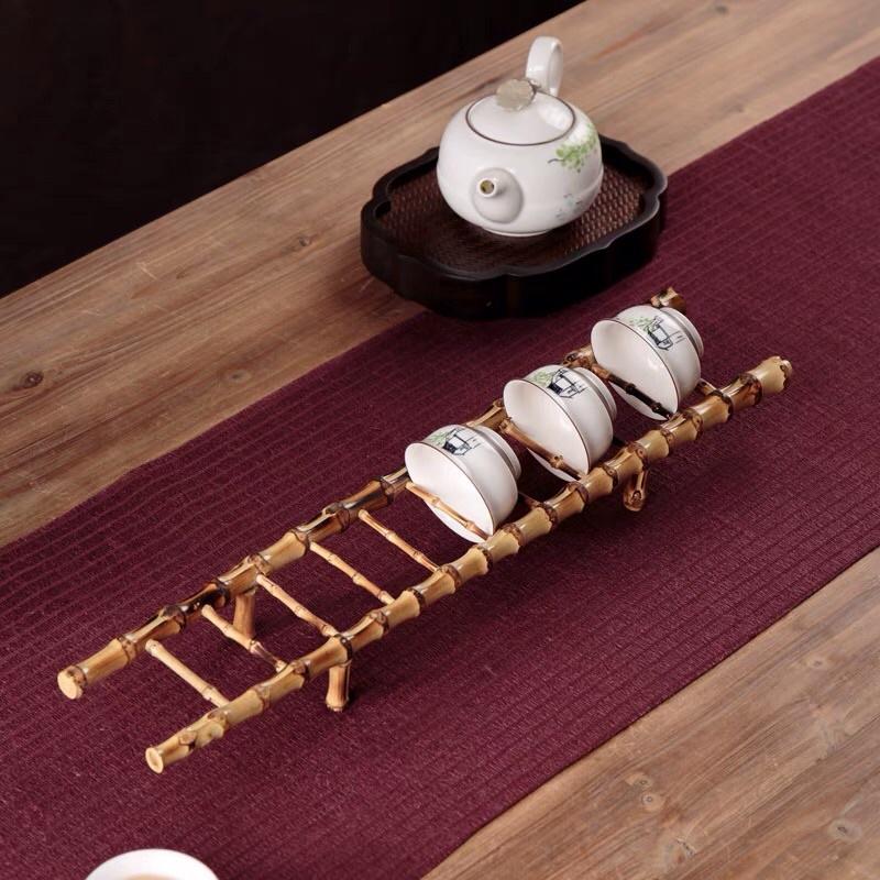 Kệ để bát bằng tre có sẵn