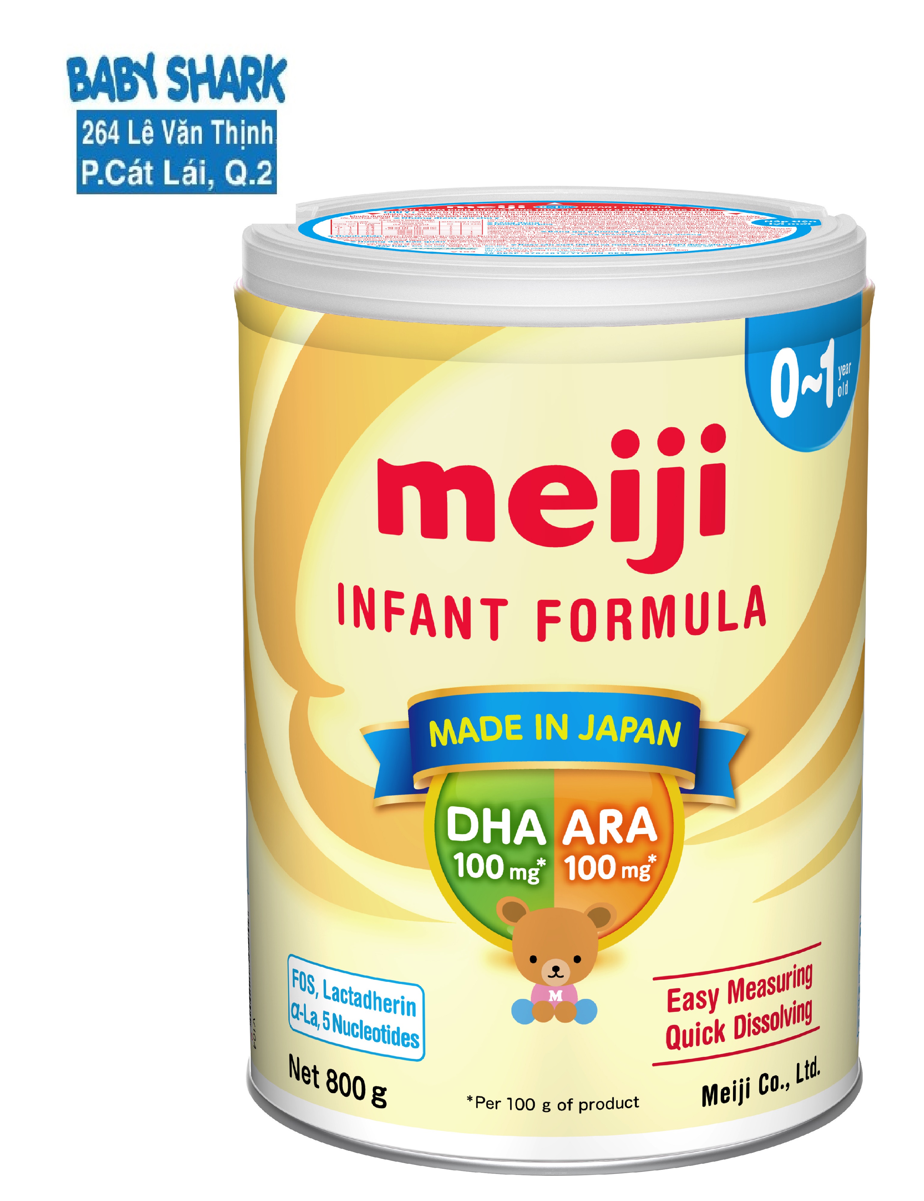 Sữa Meiji Nhập Khẩu Số 0 (0-1) lon 800g