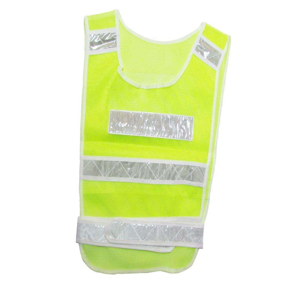 21-Inch Adjustable Safety Vest Reflective Jacket Security Waistcoat Vest Bands