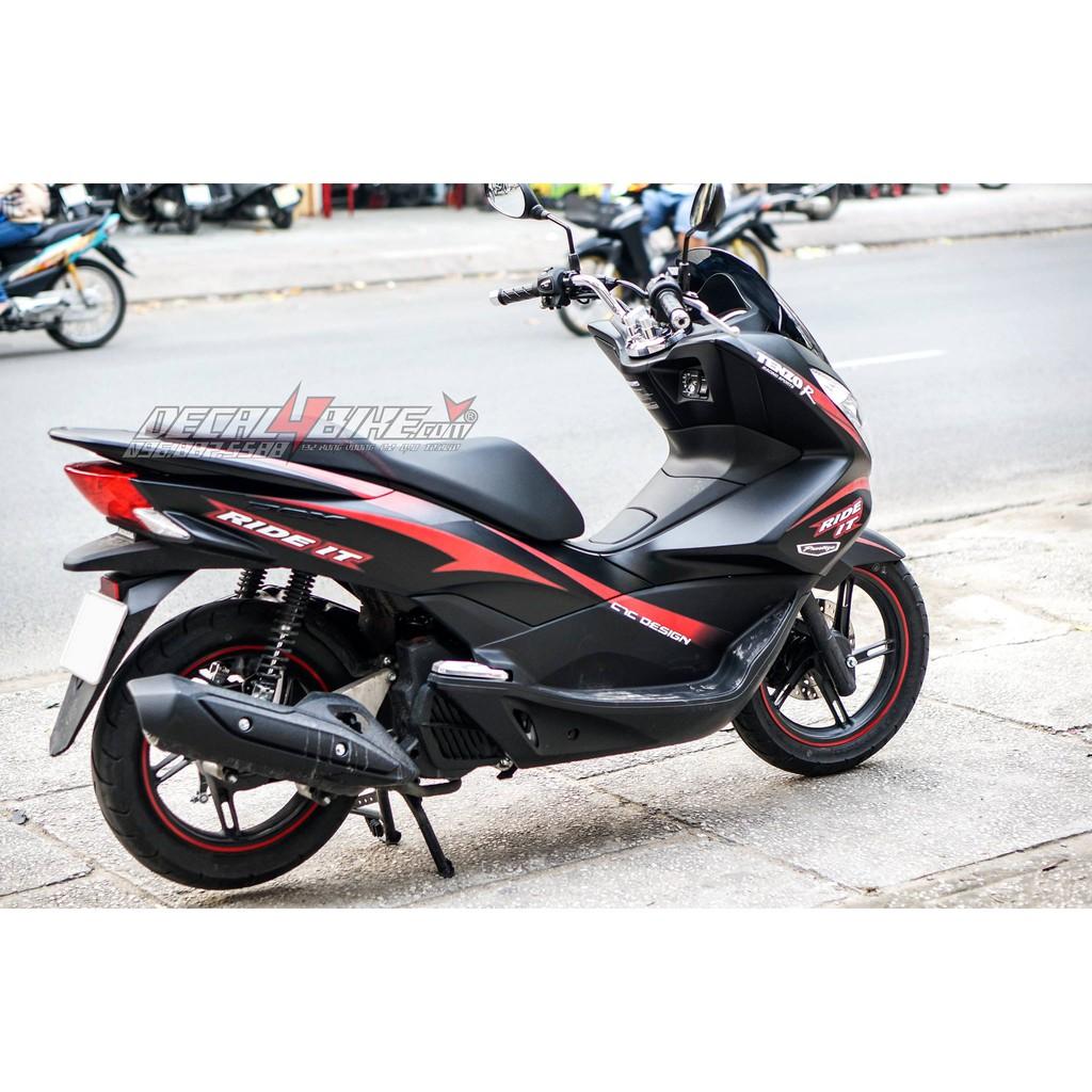 Tem rời xe dành cho PCX RED TENZO