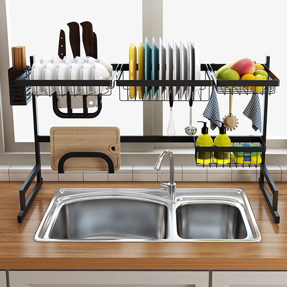 Kệ Chén Bát Đa Năng Schmidt Inox 2 Tầng, Giá Để Bát Đũa, Kệ Úp Đĩa Thông Minh, Ke De Do, Gia Up Bat, Thiết Kế Kiểu Dáng Sang Trọng , Lắp Đặt Dễ Dàng- Hàng Chính Hãng