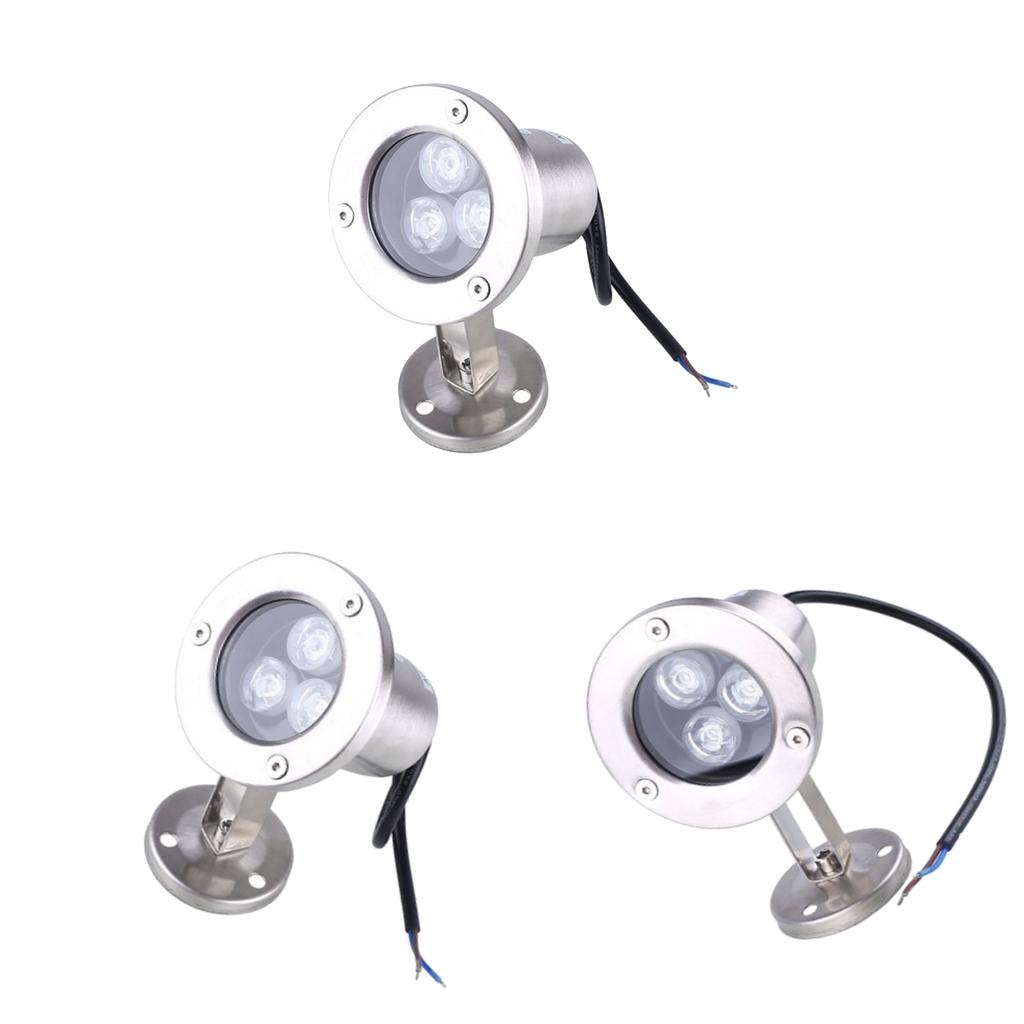 3W Underwater LED Swimming Pool Light Outdoor Garden Bulb Lamp Warm White