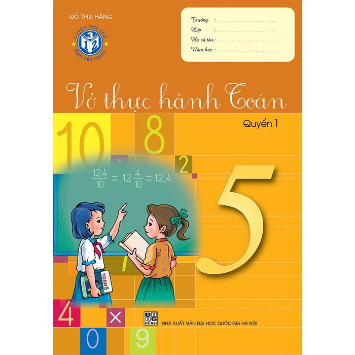 Bộ vở thực hành Toán lớp 5 - 2 quyển