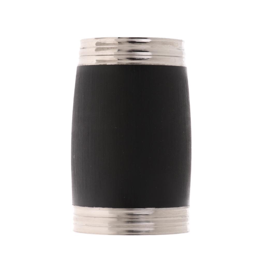 Pack of 2 Adjustable Barrels Pitch Pipes Black for Bb Clarinet Accessory