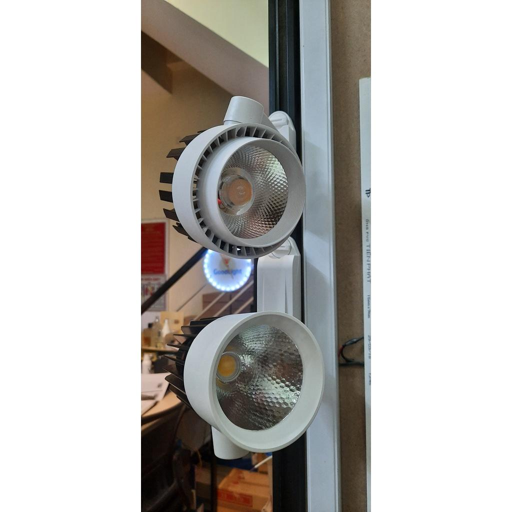 Đèn rọi ray COB RO6 20W/30W goodlight, đèn chiếu sáng showroom, đèn chiếu điểm sản phẩm, đèn lon shop thời trang