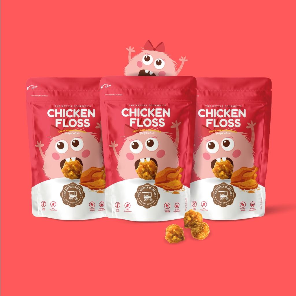 BẮP RANG BƠ VỊ CHÀ BÔNG GÀ THƯƠNG HIỆU THE KETTLE GOURMET - CHICKEN FLOSS POPCORN 65G / BỊCH