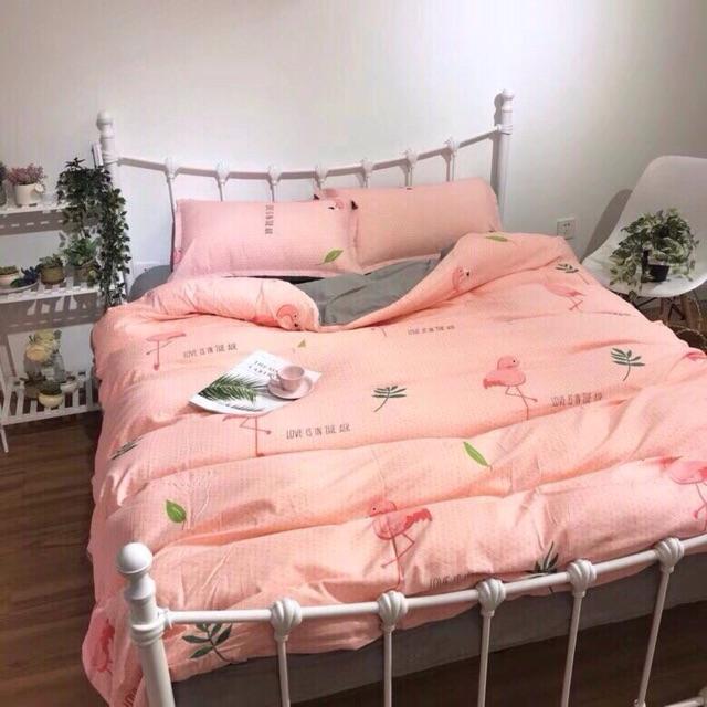 Bộ chăn ga gối Hè chất liệu ĐŨI hàng mới về