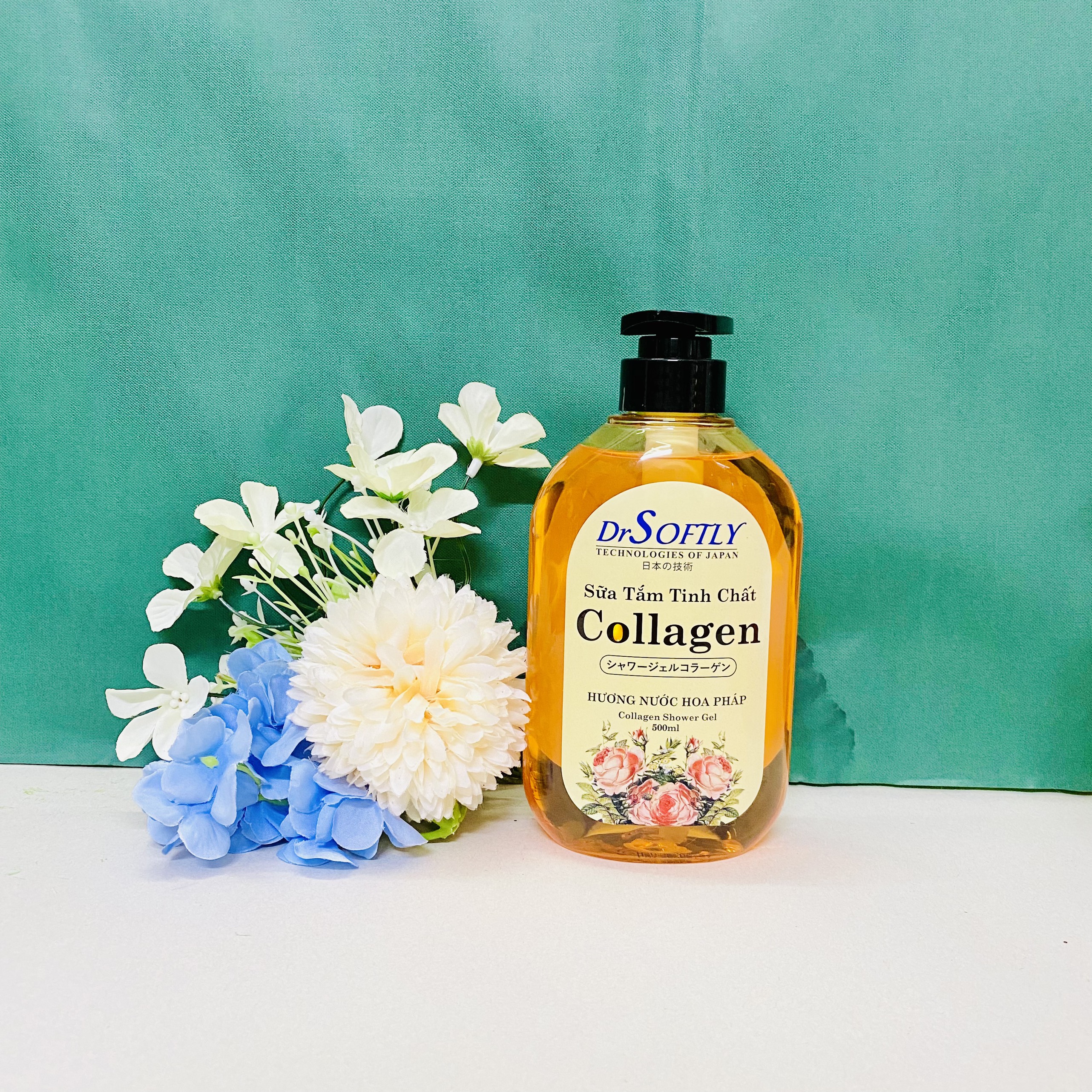 Sữa tắm tinh chất Collagen, Hương nước hoa Pháp - Da khỏe, sạch sâuHương nước hoa quyến rũ