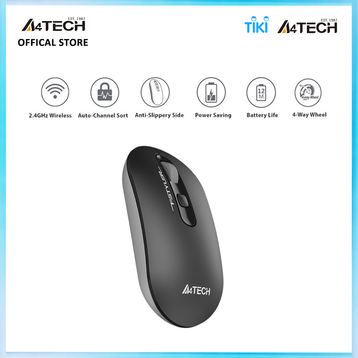 Chuột vi tính FG20 Wireless A4tech - Hàng chính hãng