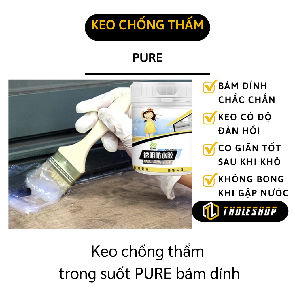 Keo quét chống thấm trong suốt Cao cấp