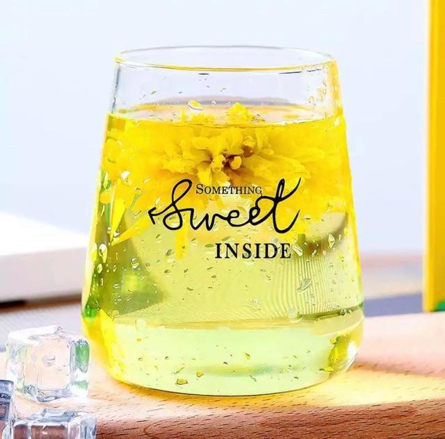 Cốc sinh tố , ly thủy tinh sweet inside chịu nhiệt