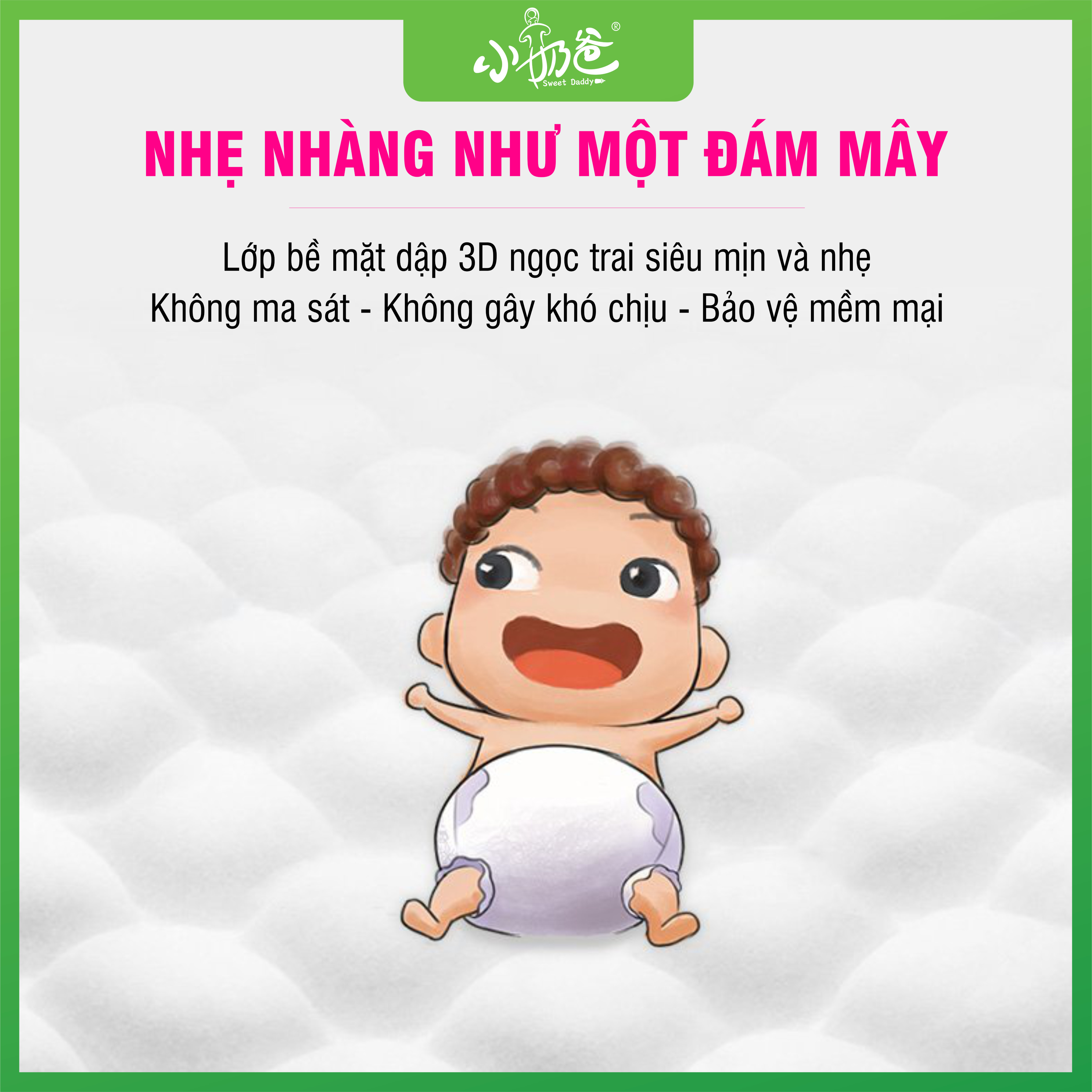 Tã quần Sweet Daddy ECONOMIC chính hãng - Size L42/XL38/XXL36/XXXL34