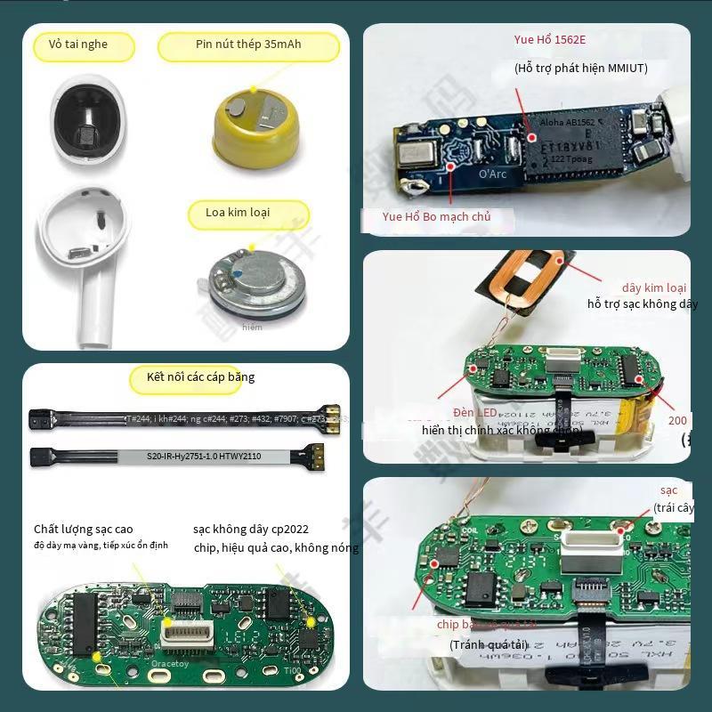 Tai nghe Bluetooth không dây thế hệ thứ hai, thứ ba và thứ tư thuận lợi nhất Huaqiang North Yuehu Luoda 1562e phù hợp với tai nghe Bluetooth Apple Android