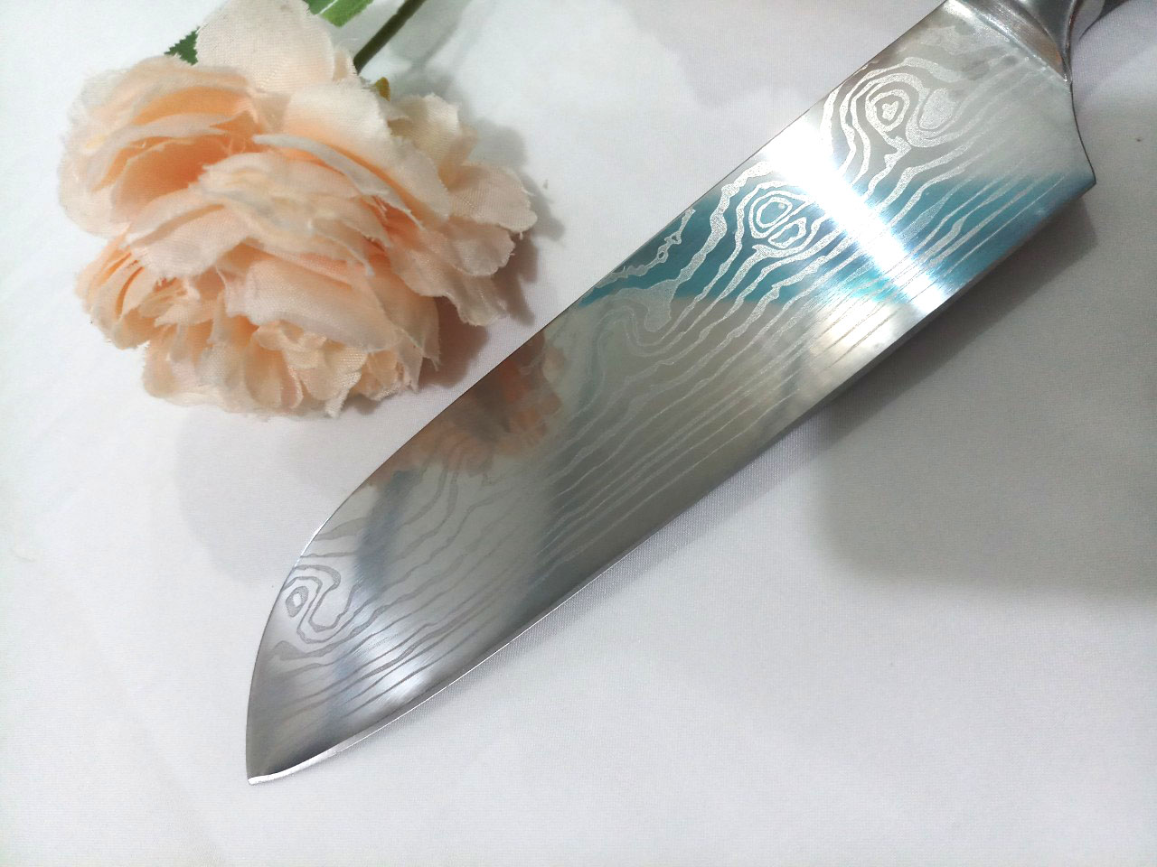 DAO BẾP SANTOKU -DAO THÁI, GỌT HOA QUẢ MÃ ADT116