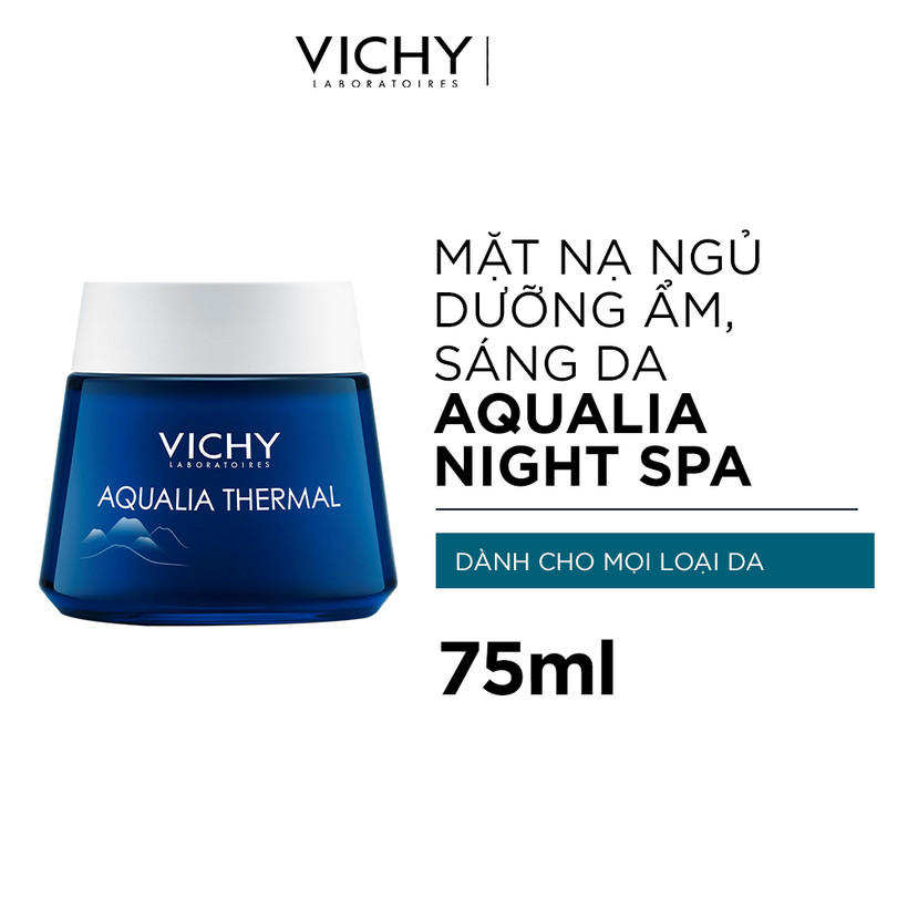 Mặt Nạ Ngủ Dưỡng Ẩm Giúp Làm Sáng Da Vichy Aqualia Thermal Night Spa 75ml